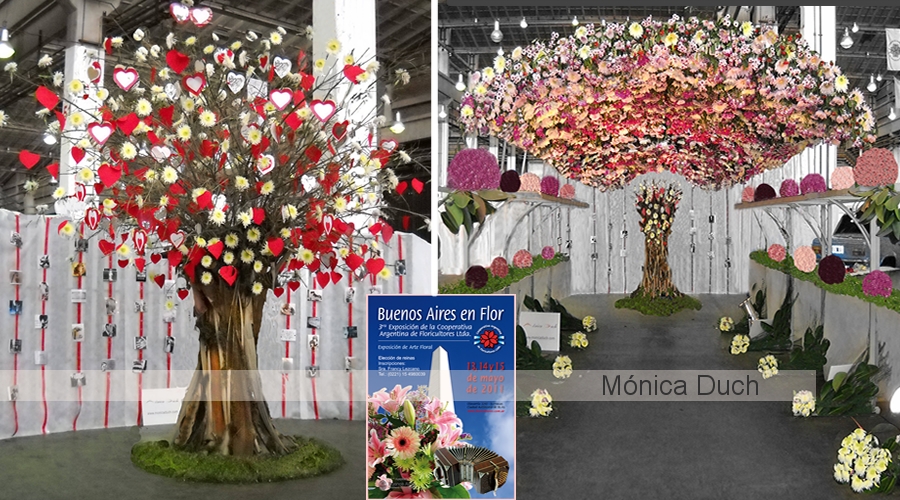 2011 EXPO BUENOS AIRES EN FLOR - ARTE FLORAL MONICA DUCH en la 3º EXPOSICION FLORAL